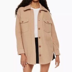Aritzia The Ganna Shirt Jacket in XXS